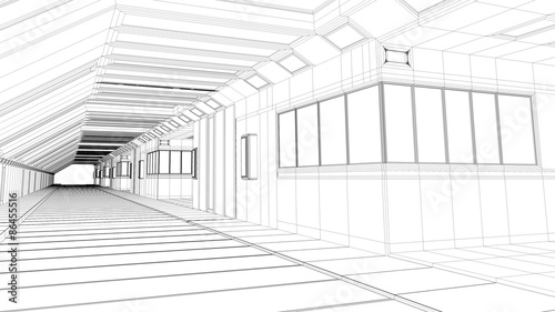 SCIFI render lines architecture
