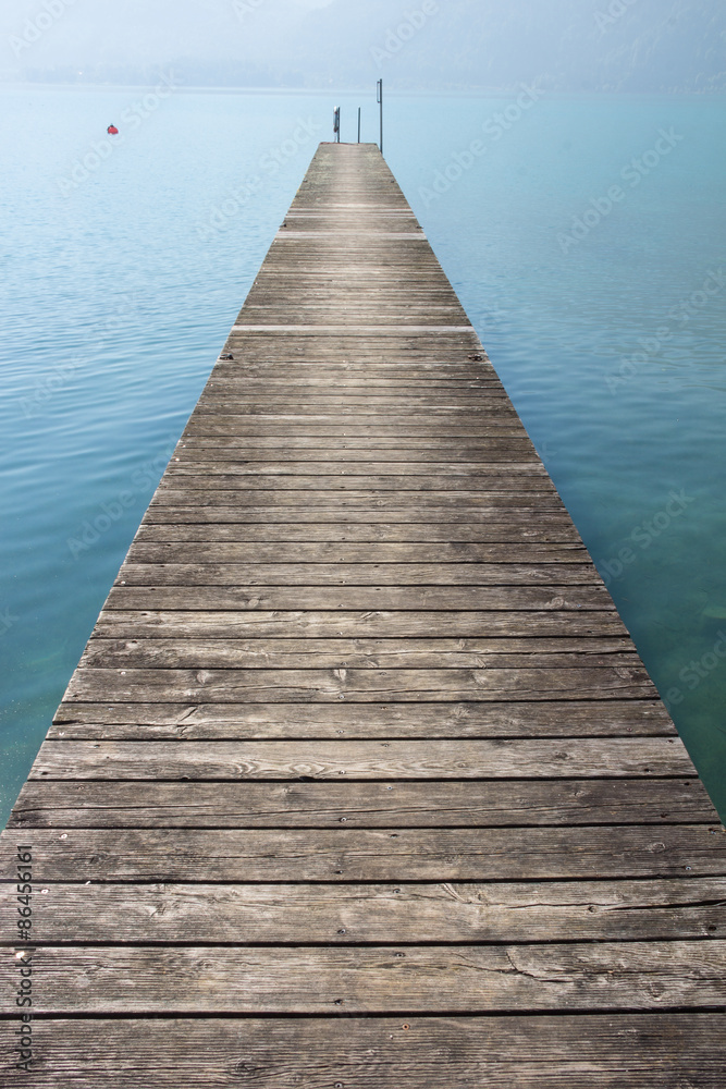 Jetty At Lake Attersee