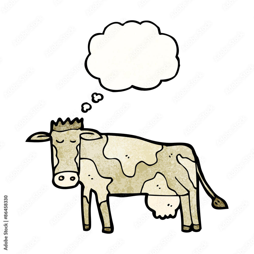 Fototapeta premium cartoon cow
