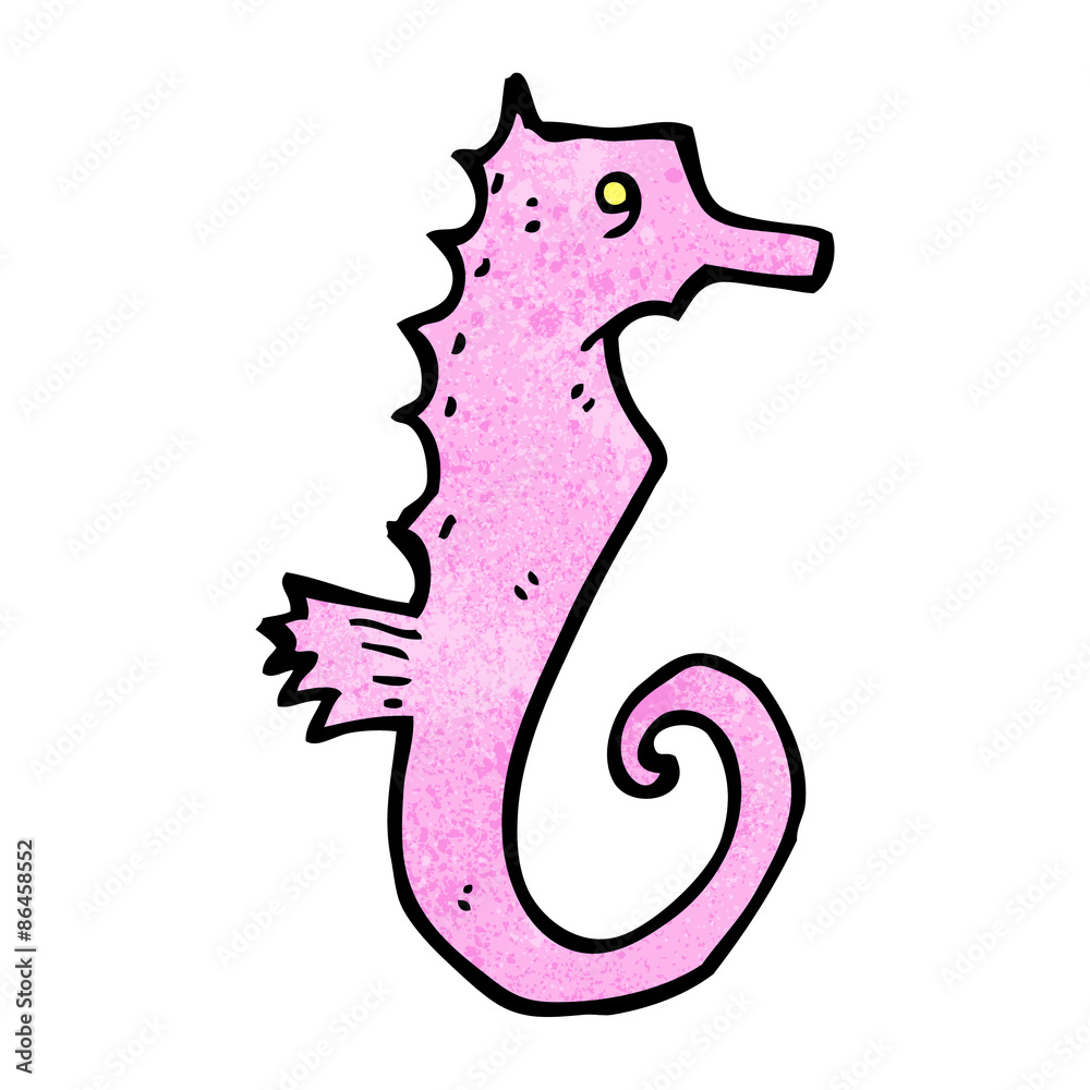 cartoon seahorse