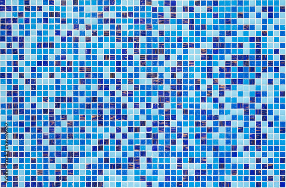 Fototapeta premium Blue glass mosaic