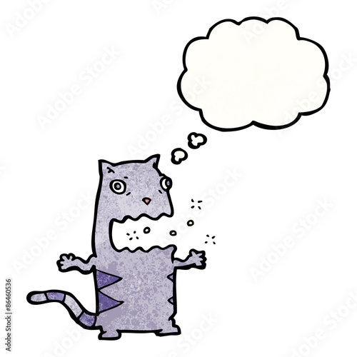 burping cat cartoon