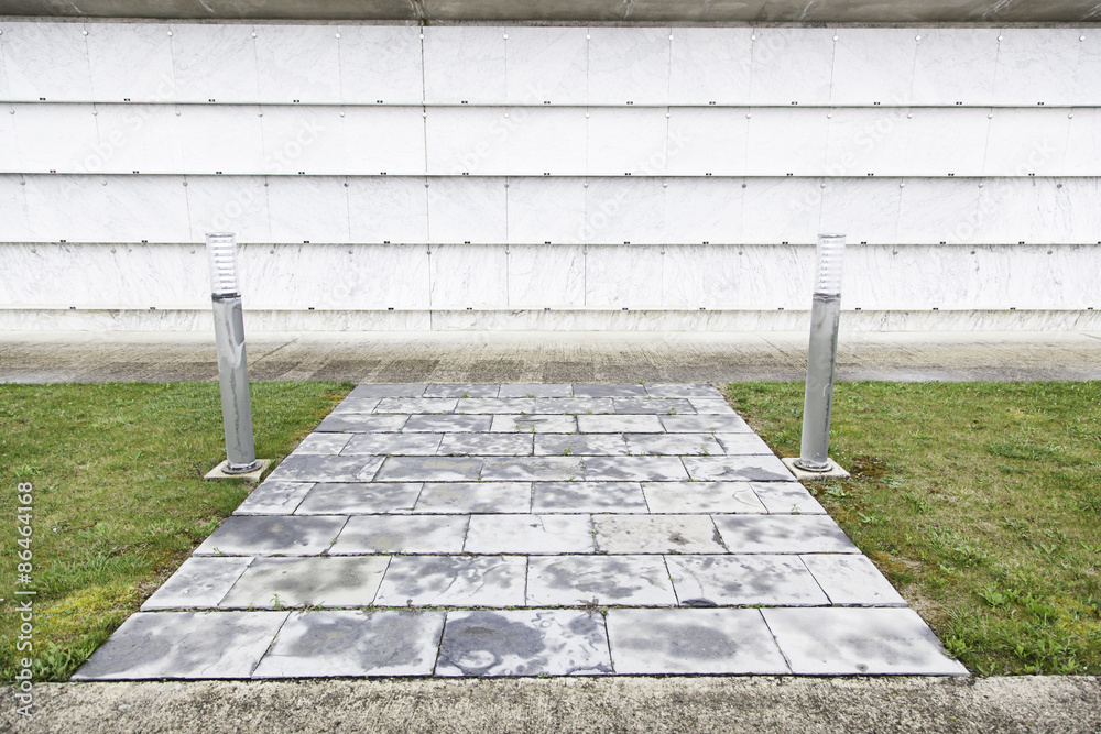 Fototapeta premium Empty graves in the cemetery