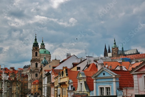 panorama of the Old Town in Prague
