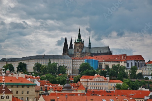 panorama of the Old Town in Prague