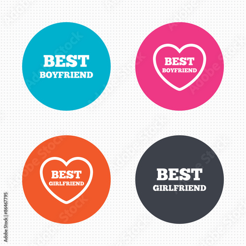 Best boyfriend and girlfriend icons.