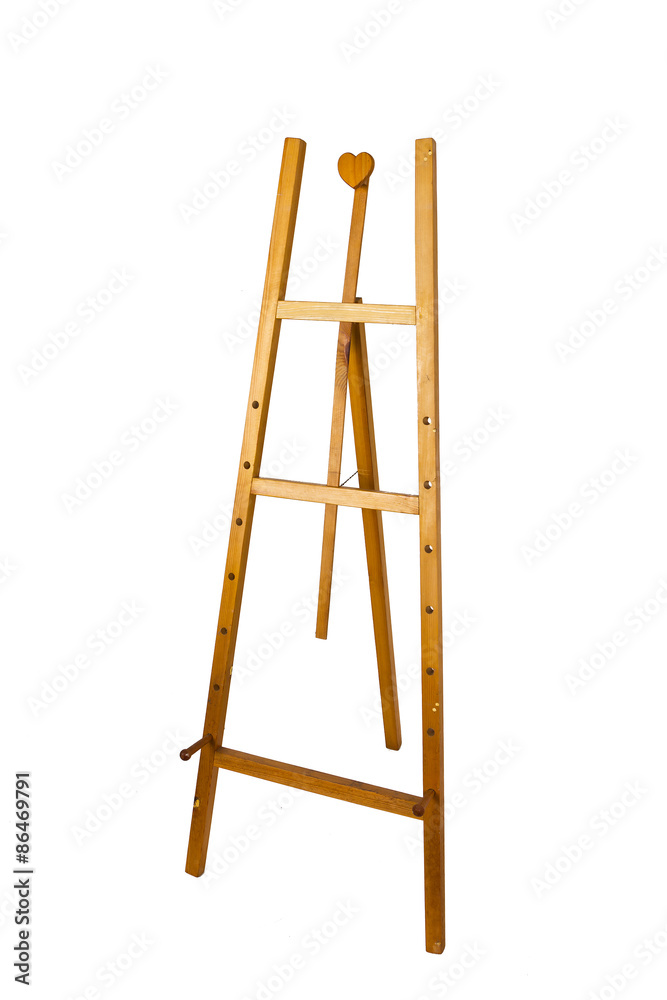 easel photo isolated easel photo isolated