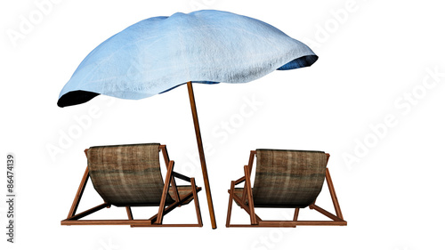 Beach chairs