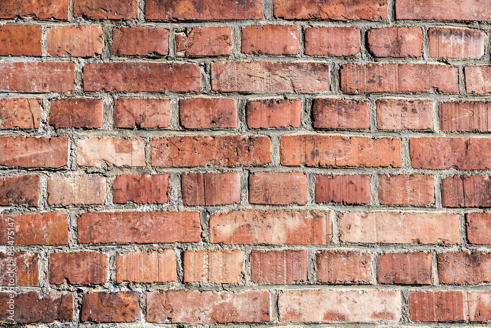 Obraz premium old industrial brick building wall