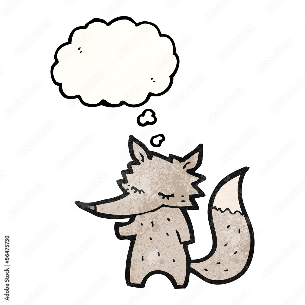 cartoon little wolf cartoon little wolf