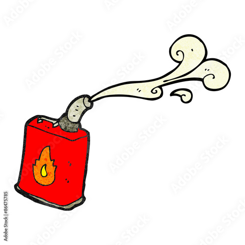 can of gasoline cartoon