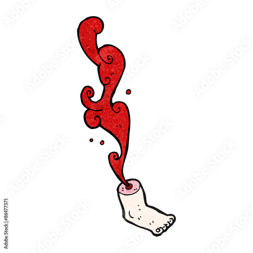 severed foot cartoon