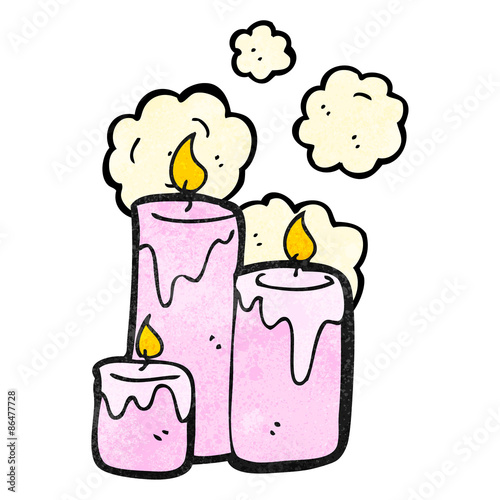 scented candle cartoon