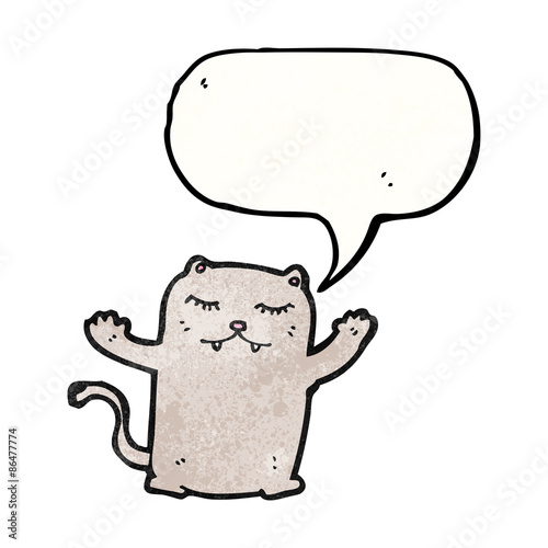 funny cartoon cat