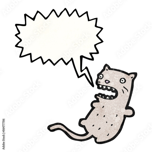 funny cartoon cat