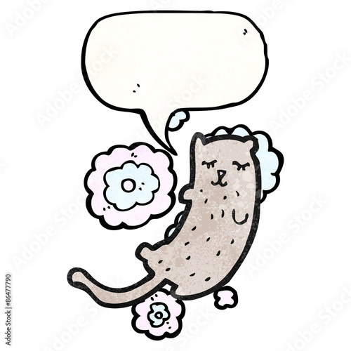 funny cartoon cat