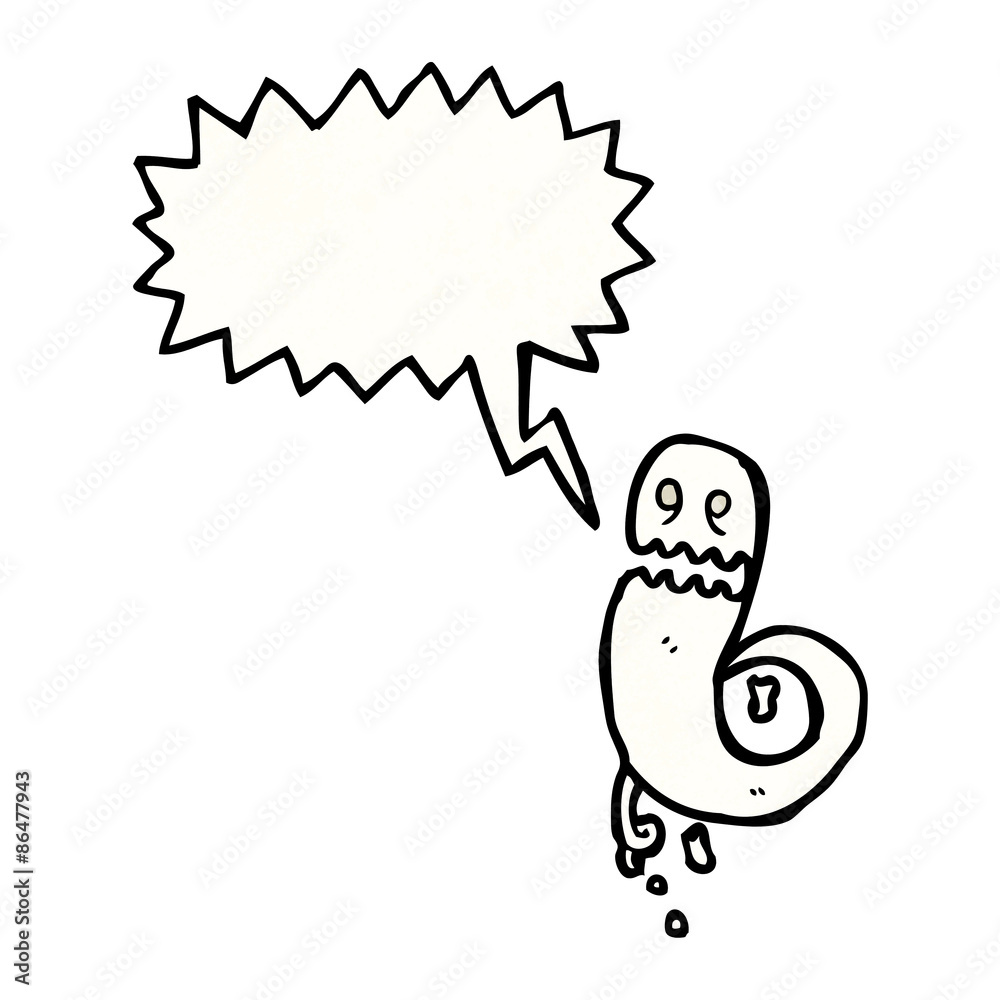 Fototapeta premium cartoon ghost