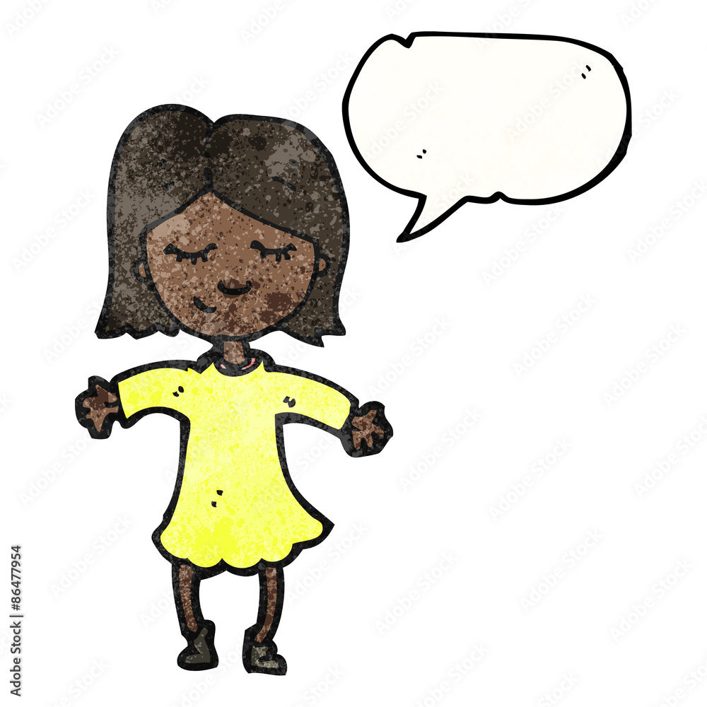 cartoon woman with speech bubble cartoon woman with speech bubble