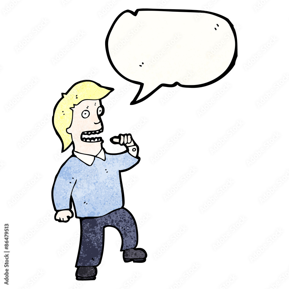 man talking loudly man talking loudly