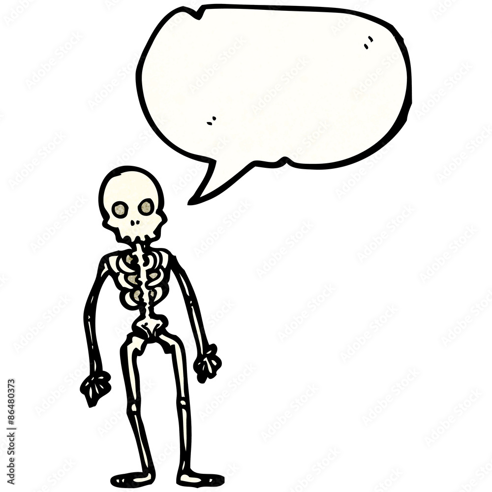 cartoon skeleton cartoon skeleton