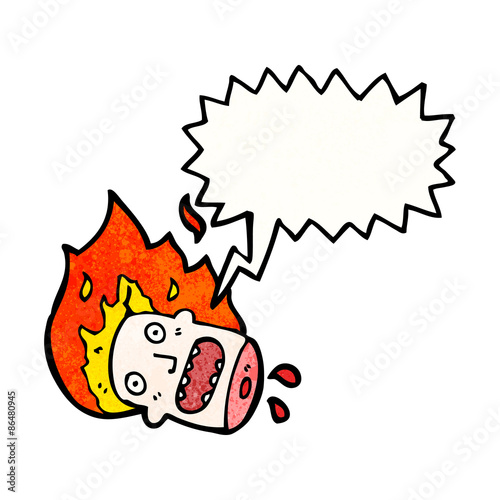 halloween head cartoon