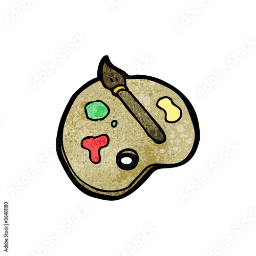 artist's pallette cartoon
