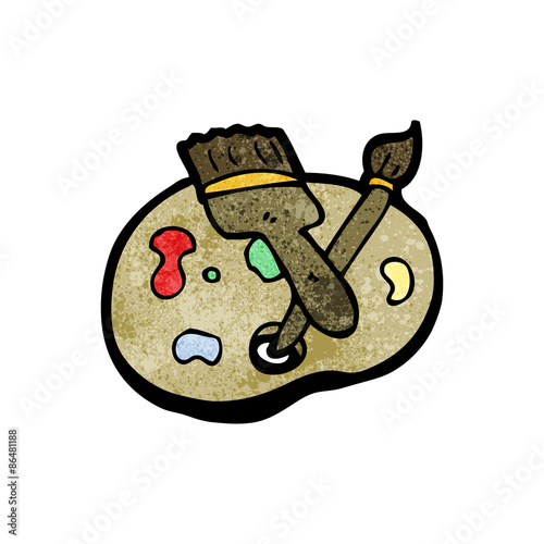 artist's pallette cartoon