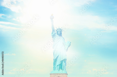 Statue of Liberty Sunny Sky