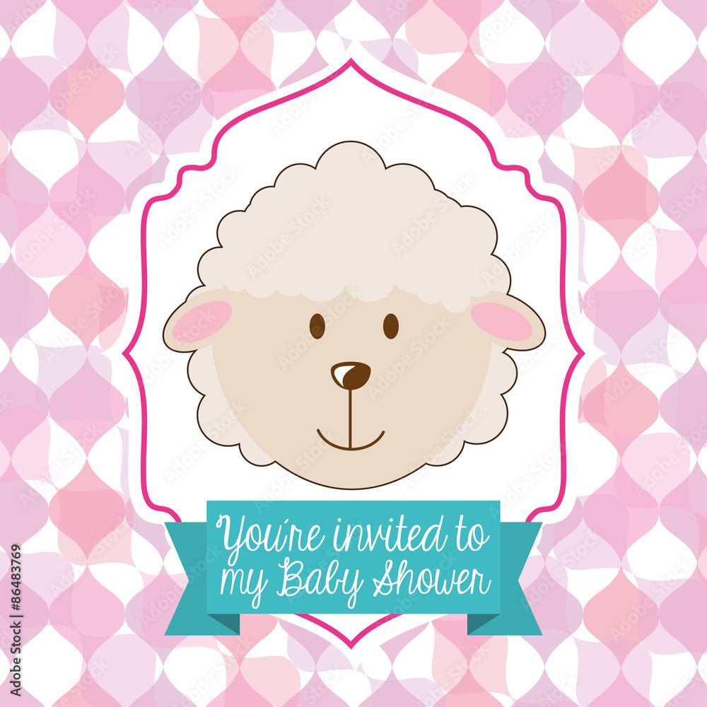 Naklejka premium invitation card