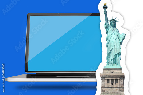 Computer Statue of Liberty