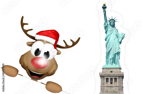 Christmas Reindeer and Stat...