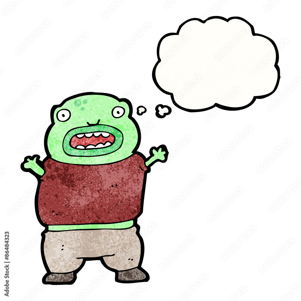 Obraz premium cartoon mutant man