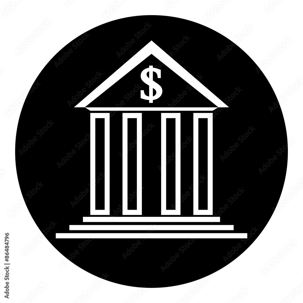 Bank symbol button.