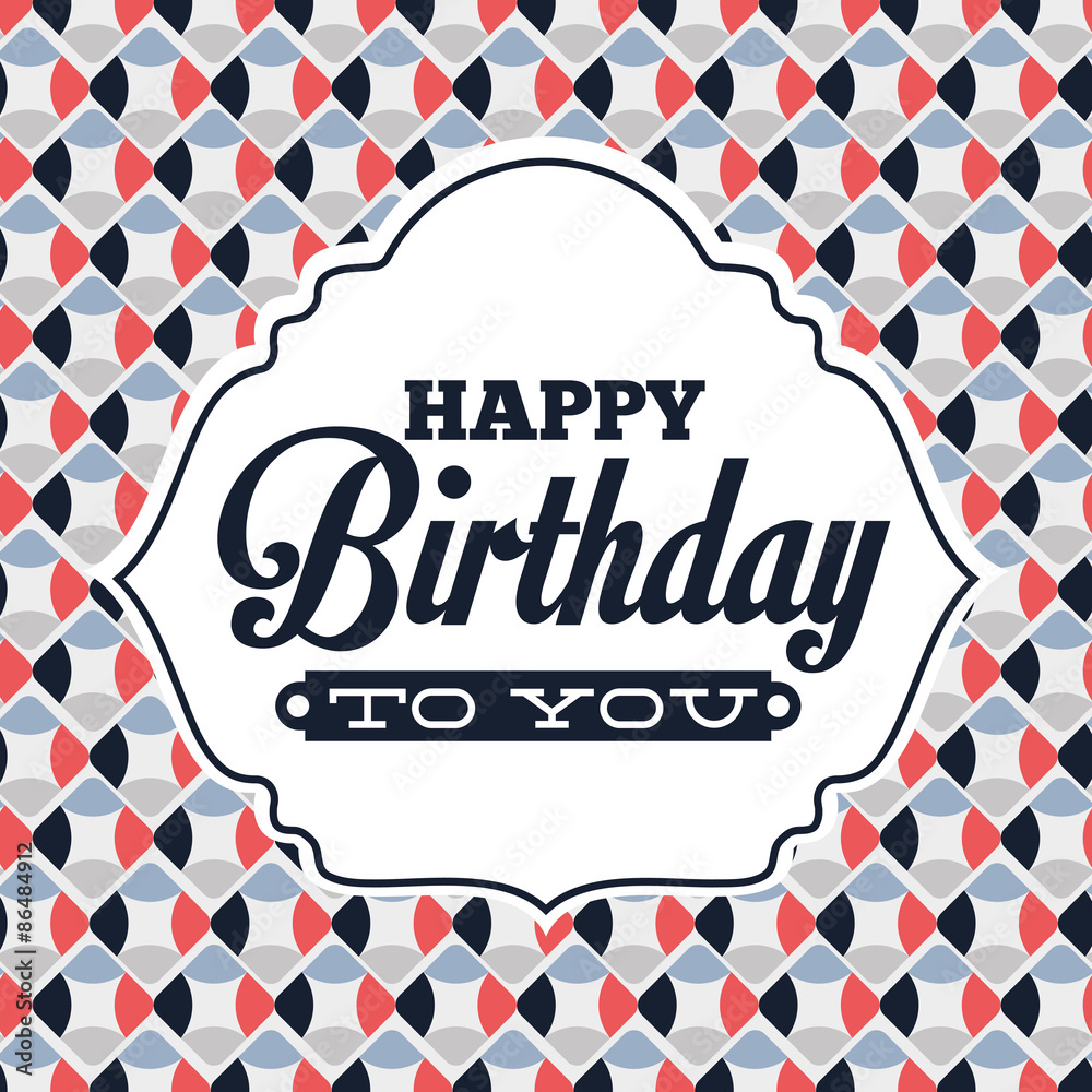 Obraz premium happy birthday