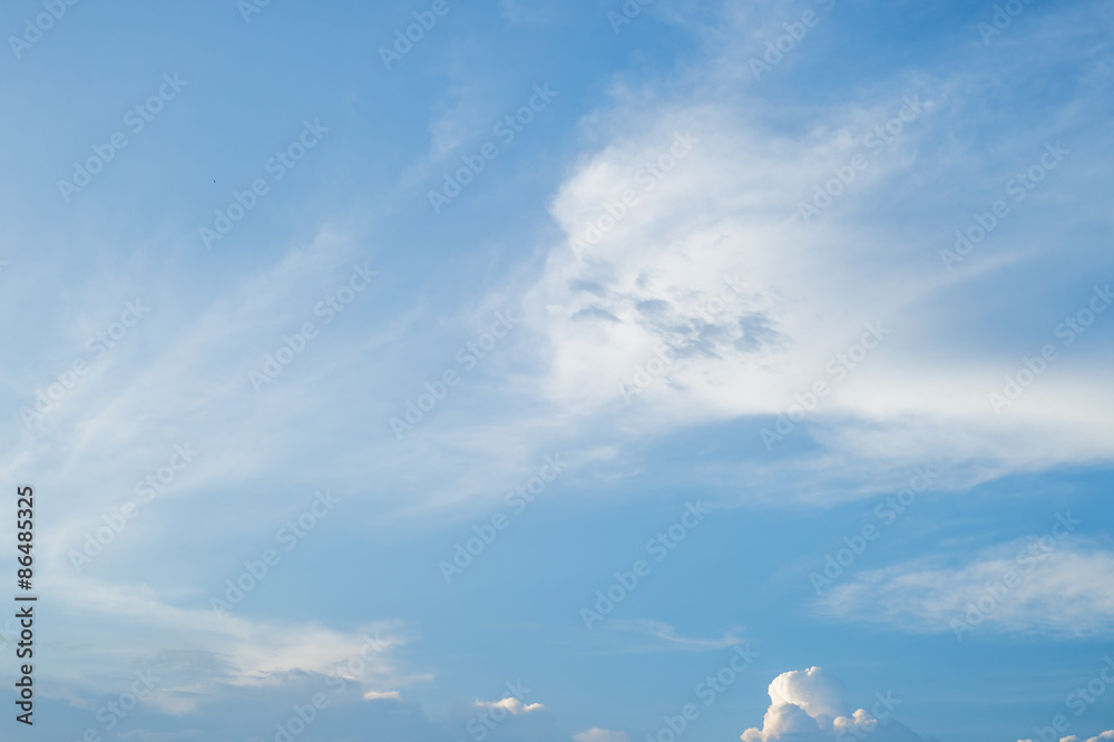 clouds with blue sky