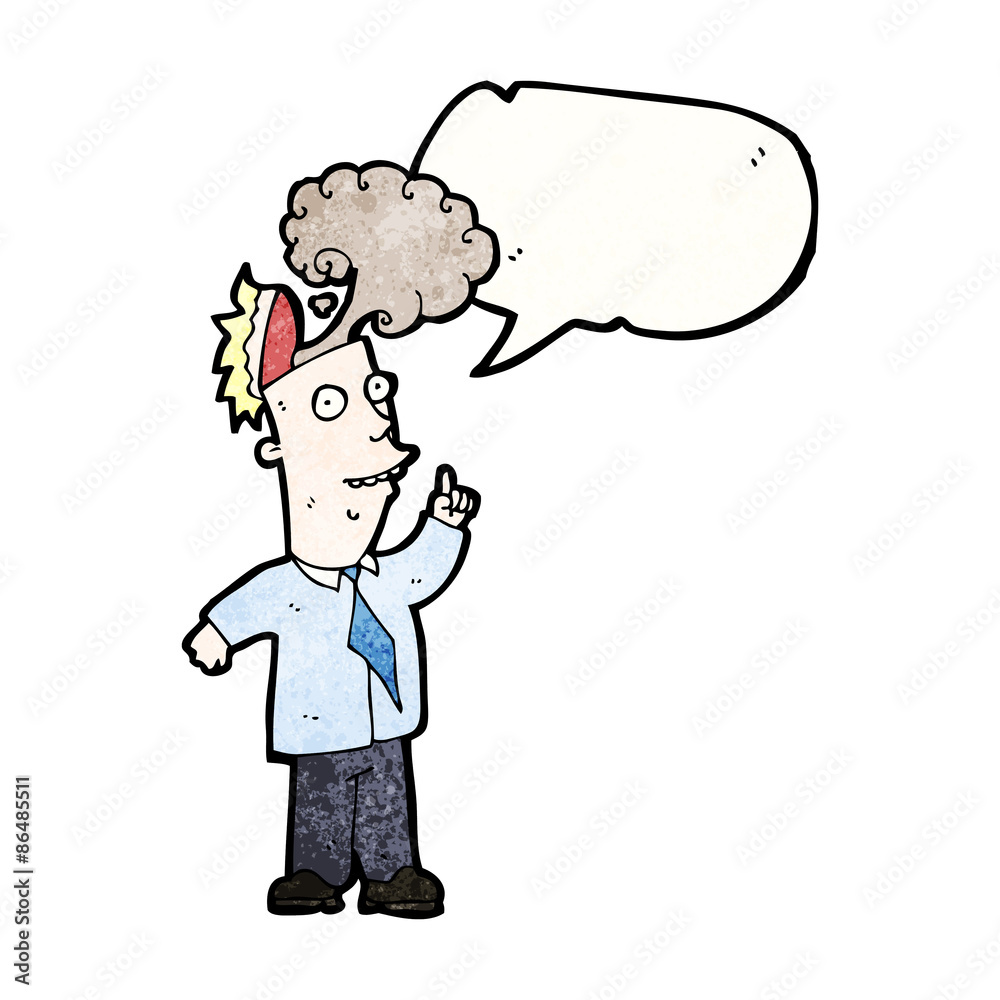 cartoon man with steam coming out of head cartoon man with steam coming out of head