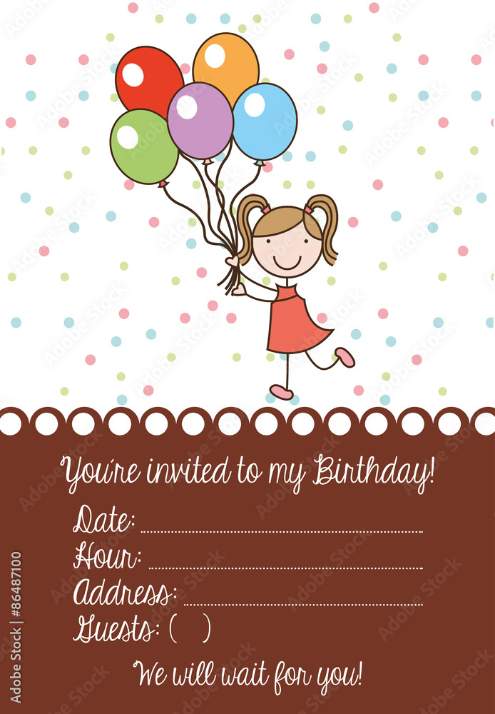 birthday invitation
