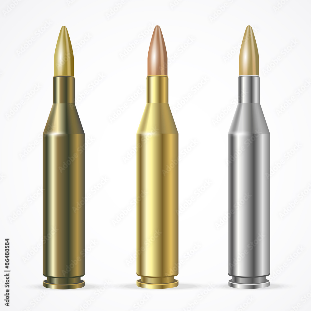 Vector Rifle Bullet Set Vector Rifle Bullet Set