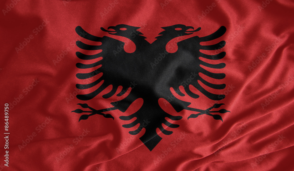 Albanian flag fabrics