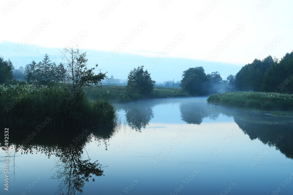 landscape lake for fishing