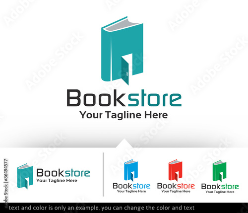 Book Store Logo Design Template Vector