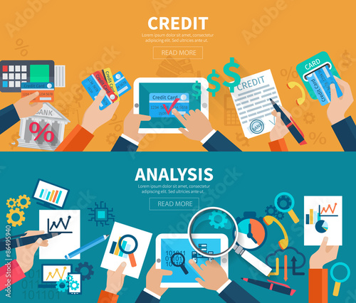 Credit Analysis Banner Set