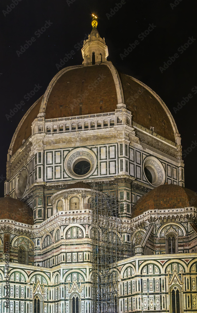 Florence Cathedral in evening, Italy