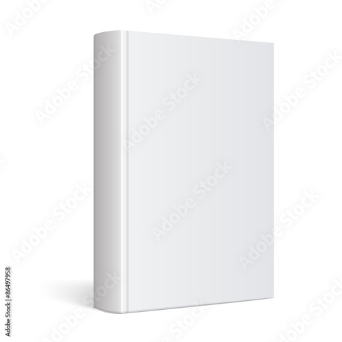 Light Realistic Blank book cover