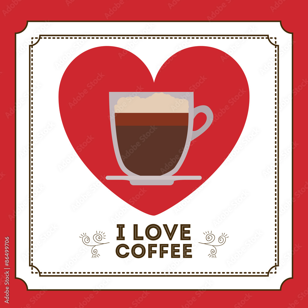 Obraz premium Coffee design