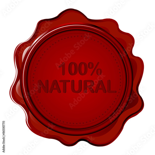 100% NATURAL wax seal