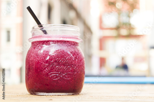 Obraz na płótnie Batido rojo detox