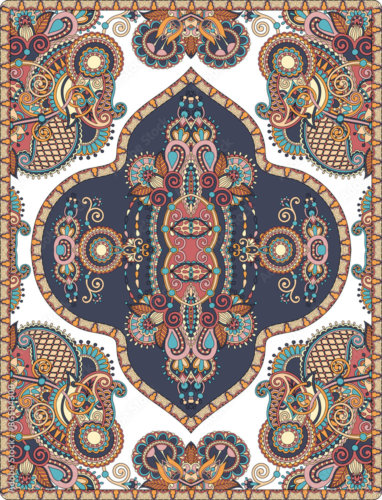 elaborate original floral large area carpet design for print elaborate original floral large area carpet design for print