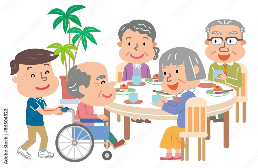 デイサービス おやつの時間 高齢者 介護スタッフ イラスト Ilustracion De Stock Adobe Stock デイサービス おやつの時間 高齢者 介護スタッフ イラスト Ilustracion De Stock Adobe Stock