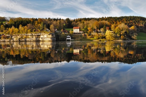  Lac des Brenets vue coté Français. photo